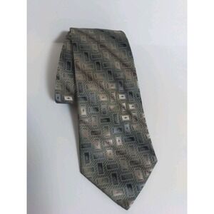 Axis Men Multicolor Pattern Silk Hand Made 57"‎ Tie